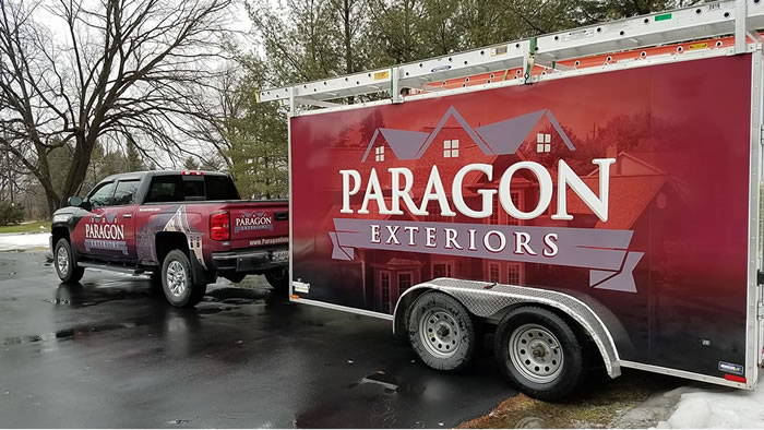 Paragon Exteriors LLC Truck and Trailer