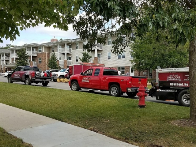 Replacing Roof On Townhome Complex Big Bend WI