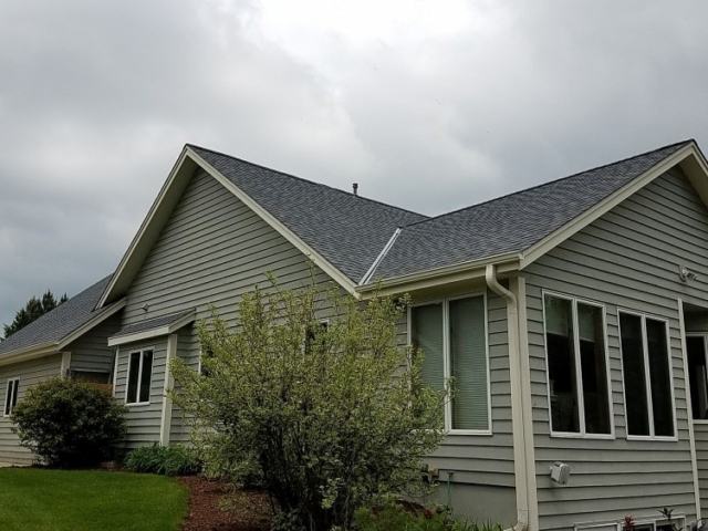 Asphalt shingle roof replacement Lannon, Wisconsin.