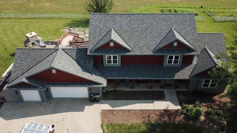 Roof Replacement Using Owens Corning Duration Shingle Estate Gray