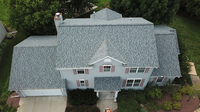 Roof Replacement in Waukesha WI Using Certainteed Landmark Pro in Pewter Color